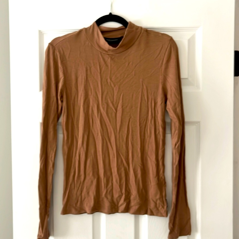 Scotch & Soda mock neck stretch shirt size large